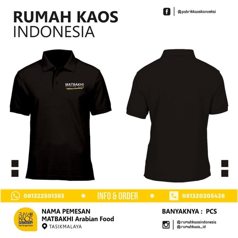 Kaos Polo Bordir Custom Babakan Madang Seragam - Bogor