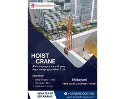 Sewa Rental Alat Proyek Hoist Crane - Tangerang