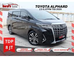 Mobil Toyota Alphard G ATPM 2.5 New Model Facelift 2020 Bekas TDP 8 Juta - Jakarta Utara