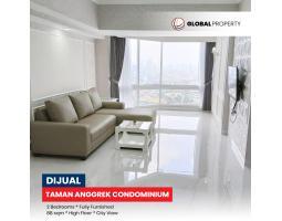 Dijual Apartemen Good Condition Fully Furnished 2 Bedroom, High Floor, Taman Anggrek Condominium - Jakarta Barat