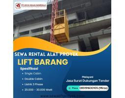 Rental Lift Barang Terbaik - Pontianak 