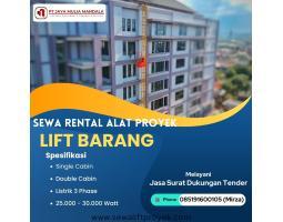 Sewa Lift Barang - Banjar Baru