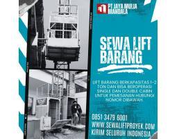 Lift Barang Sewa Proyek Wilayah Lombok Single Double 1-4 Ton - Lombok Utara