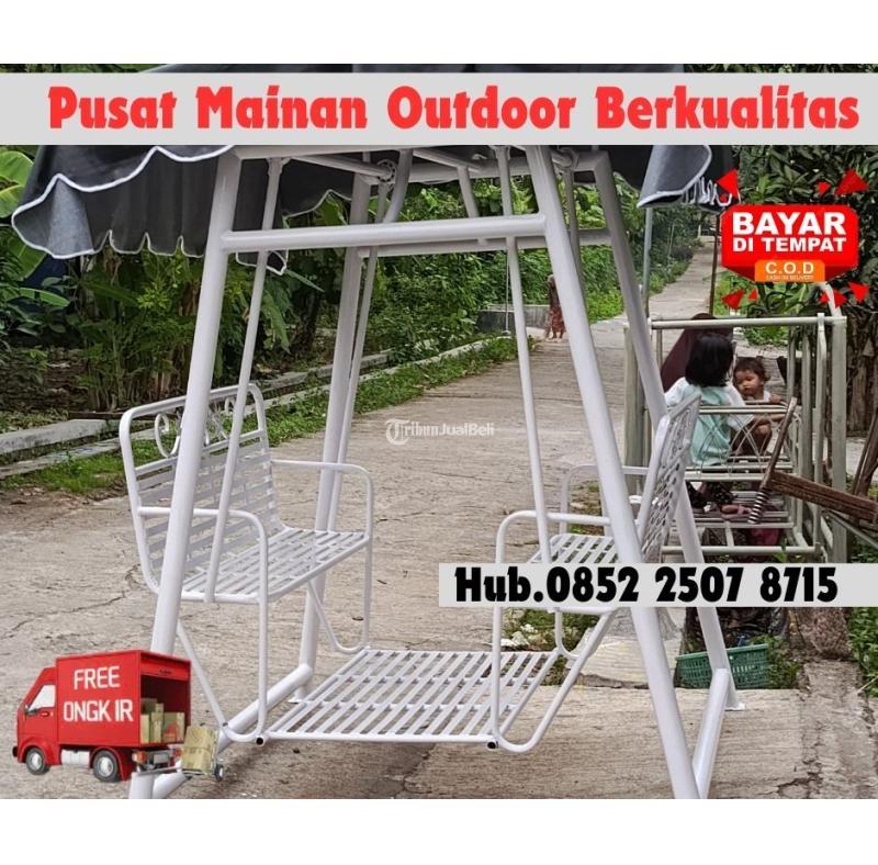 Ayunan Besi Bulat dan Mainan Outdoor untuk TK - Pacitan 