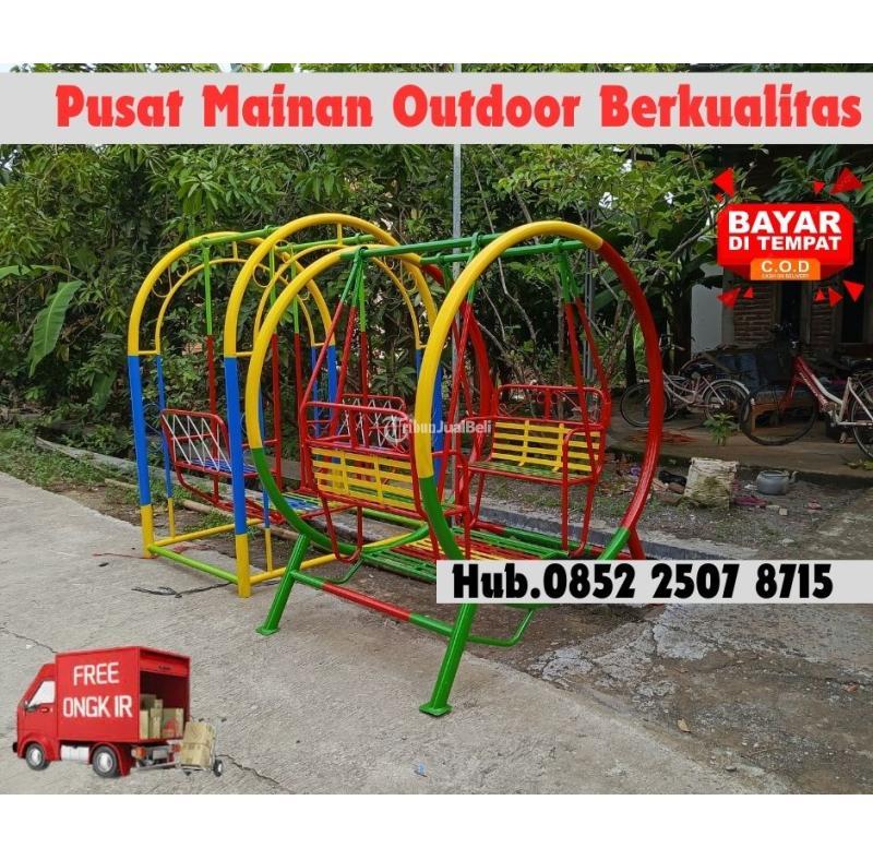 Ayunan Besi Dewasa dan Perosotan Custom - Pacitan 