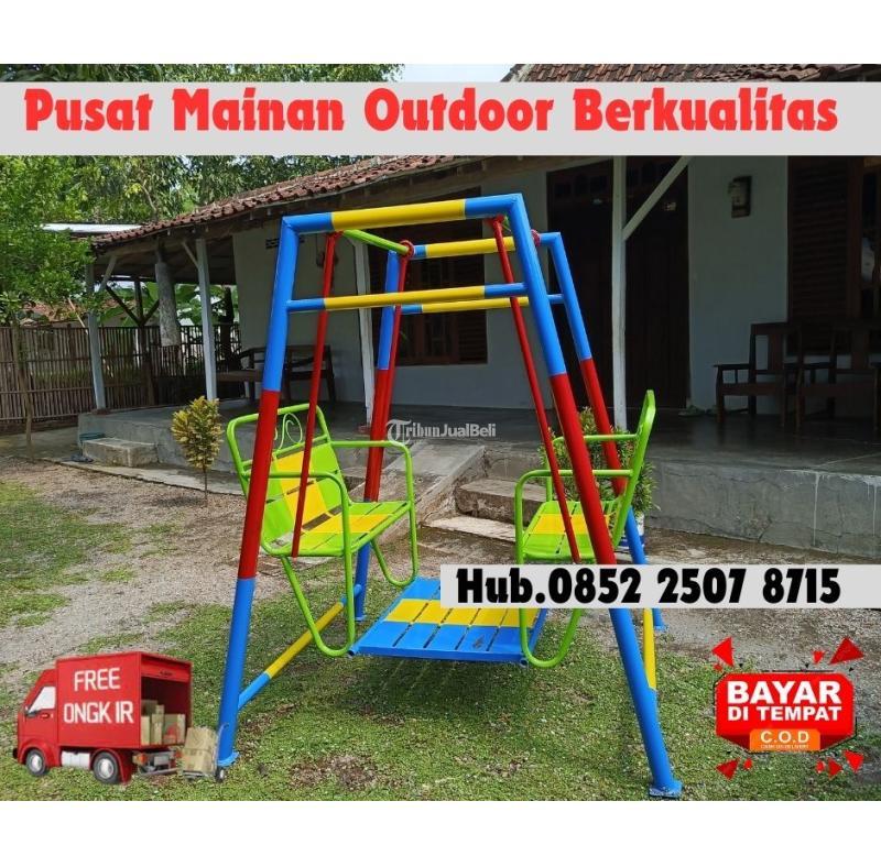 Ayunan Besi Dewasa dan Perosotan Custom - Pacitan