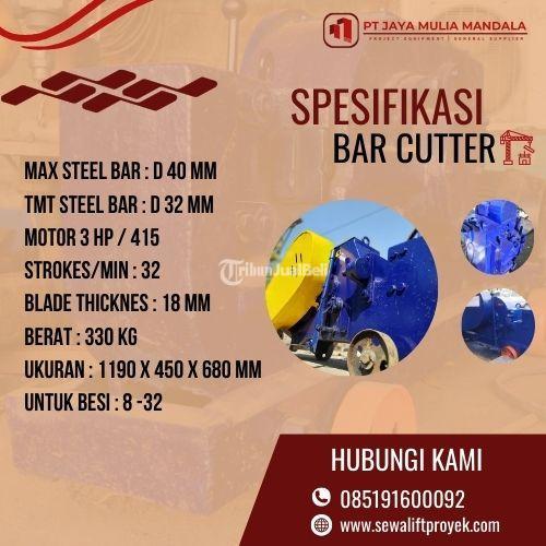 Bar Cutter Terbaik untuk Proyek Anda - PT. Jaya Mulia Mandala - Pekanbaru