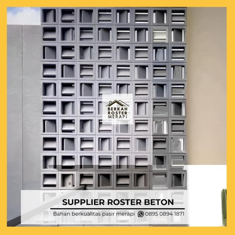 Roster Beton Minimalis Model Cantik di Bulu - Rembang