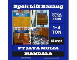 Sewa Lift Barang Angkut Material Murah Bisa Nego - Bandar Lampung 