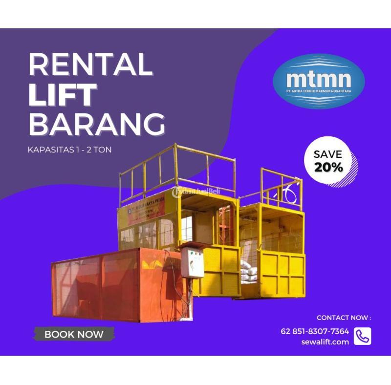 Penyewaan Lift Barang Terpercaya - Mamuju 