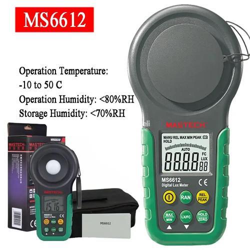 Mastech MS-6612 Lux Meter - Jakarta Selatan 