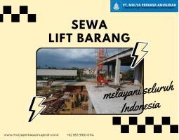 Persewaan Lift Barang, Lift Material Proyek, Medan - Sumatera Utara