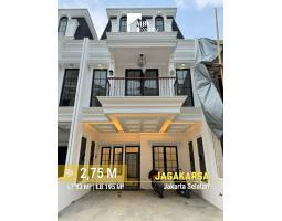 Dijual Rumah Mewah dalam Townhouse 3 Lantai, 5KT, 5KM, Rooftop, SHM, Bisa KPR, Jagakarsa - Jakarta Selatan