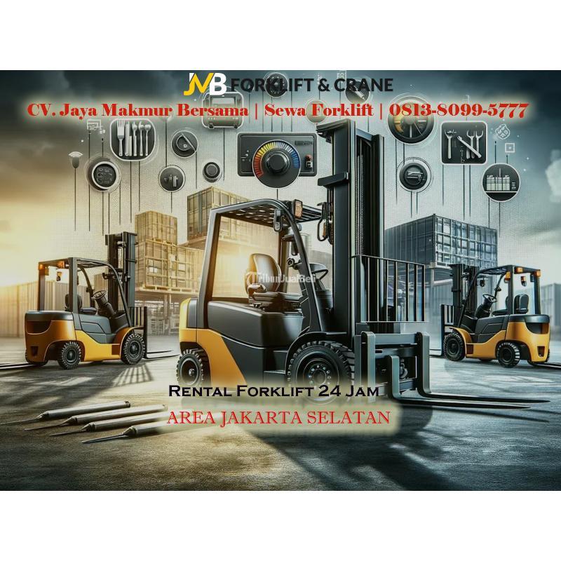 Sewa Forklift Harian, Mingguan, Bulanan di Bintaro, Ciputat, Pondok Cabe - Jakarta Selatan
