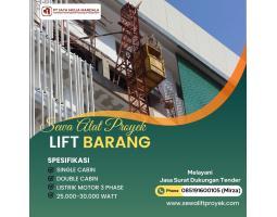 Rental Lift Barang Alat Proyek - Medan