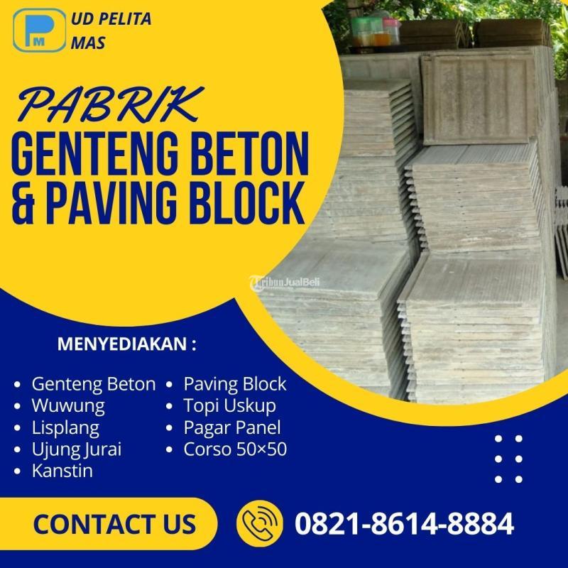 Genteng Flat Beton Berkualitas untuk Atap Rumah Minimalis - Malang