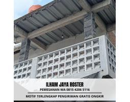 Roster Beton Pagar Minimalis 20x20 di Tosari - Pasuruan