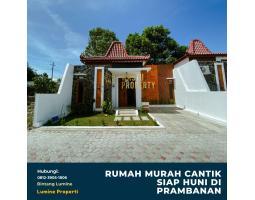 Dijual rumah Siap Huni Dekat Prambanan Tipe 50 3KT 2KM SHM - Klaten 