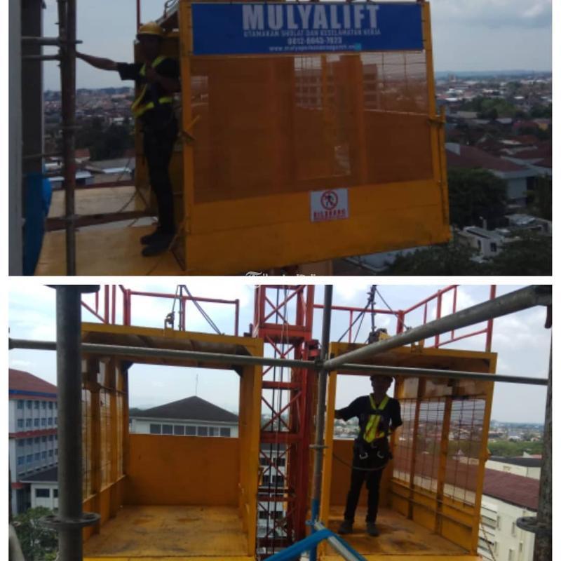 Lift Barang Material Sewa Proyek Konstruksi Gedung Bebas Nego - Makassar