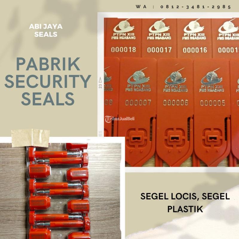 Pabrik Segel Plastik Security Seals Locis - Batang Hari