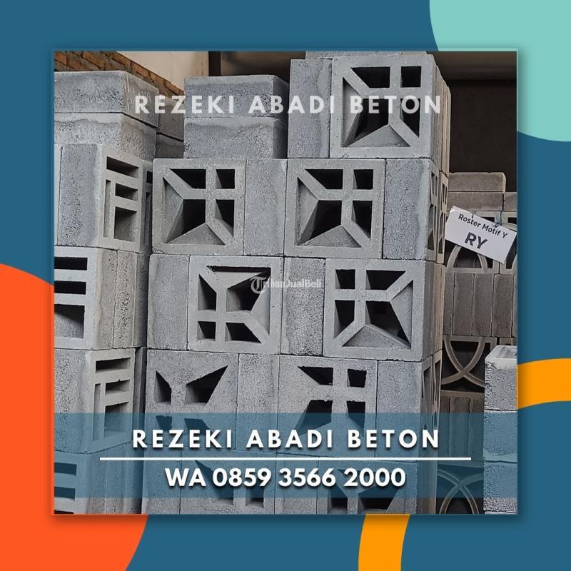 Roster Beton Minimalis Ukuran 20x20 di Gandusari - Blitar