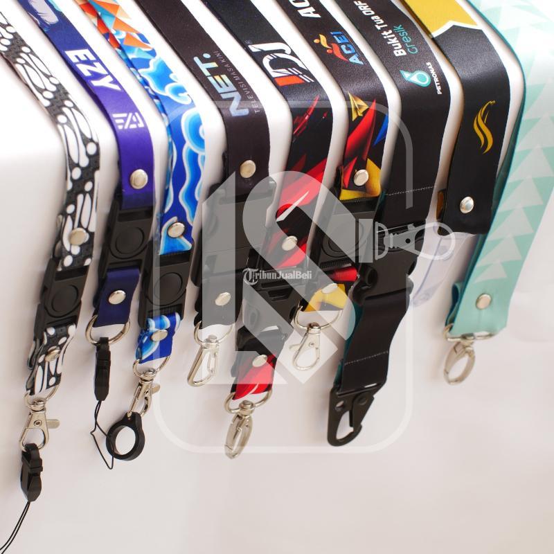 Pabrik Cetak Tali ID Card Lanyard Custom Termurah - Jakarta Selatan