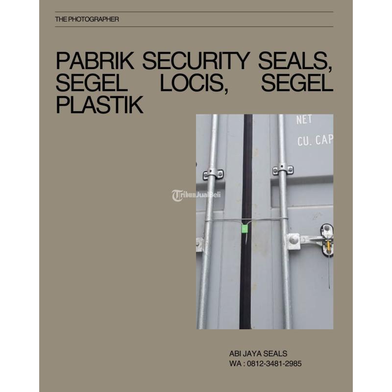 Toko Segel Plastik Security Seals Locis - Maros