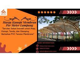 Kanopi Membran Per Meter Tampil Modern dan Fungsional - Bandar Lampung 
