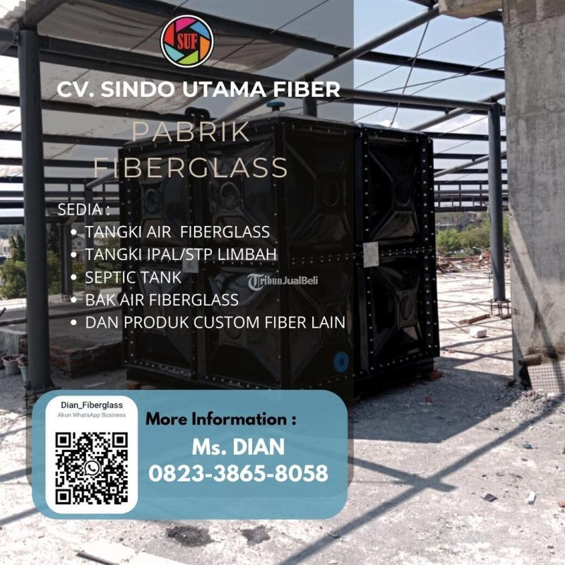 Tangki Air Fiberglass FRP 8000 Liter - Blora