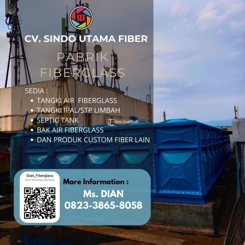 Tangki Air Fiberglass FRP 8000 Liter - Blora