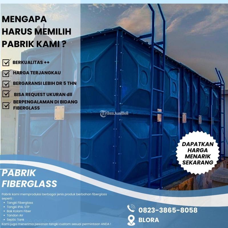 Tangki Air Fiberglass FRP 8000 Liter - Blora