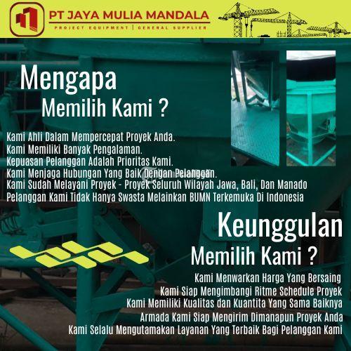 Sewa Bucket Cor Profesional untuk Proyek di PT. Jaya Mulia Mandala - Padang