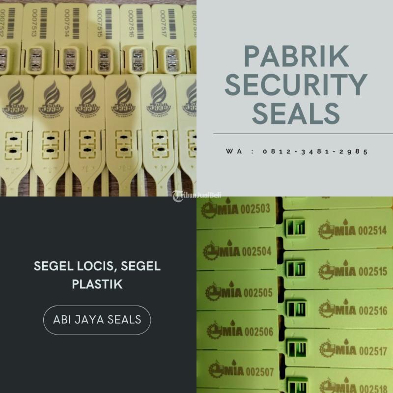 Pabrik Segel Plastik Security Seals Locis - Jambi
