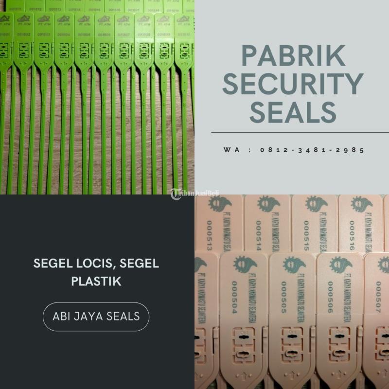 Pabrik Segel Plastik Security Seals Locis - Jambi