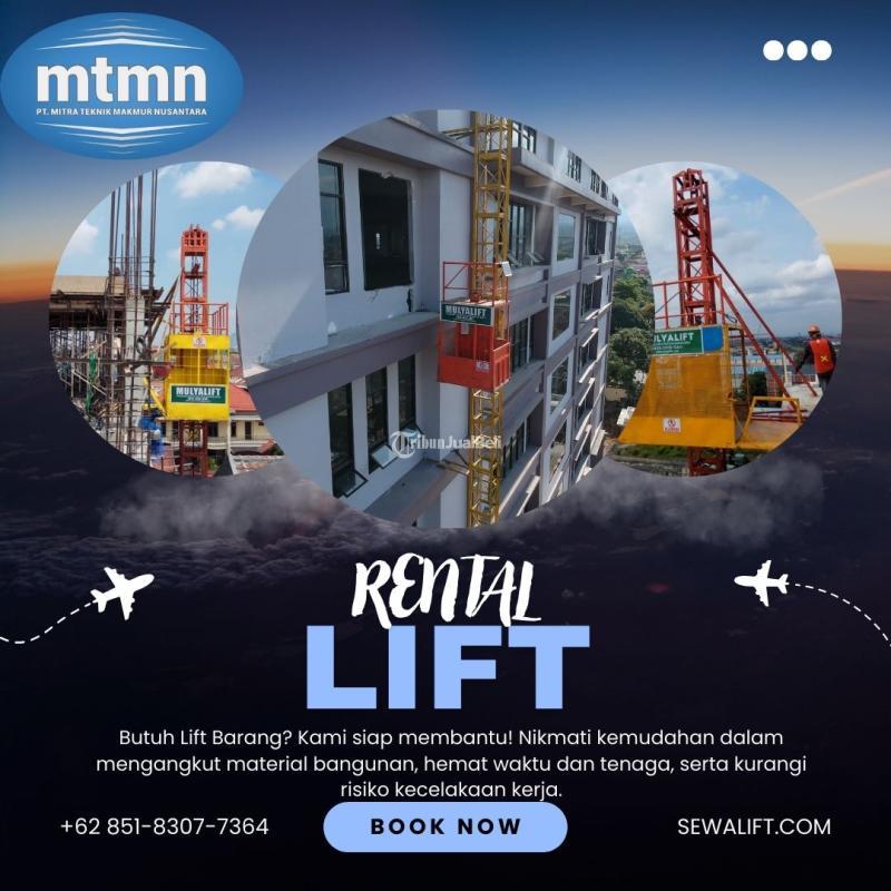 Sewa Lift Barang  Terbaik dan Terpercaya - Jambi 
