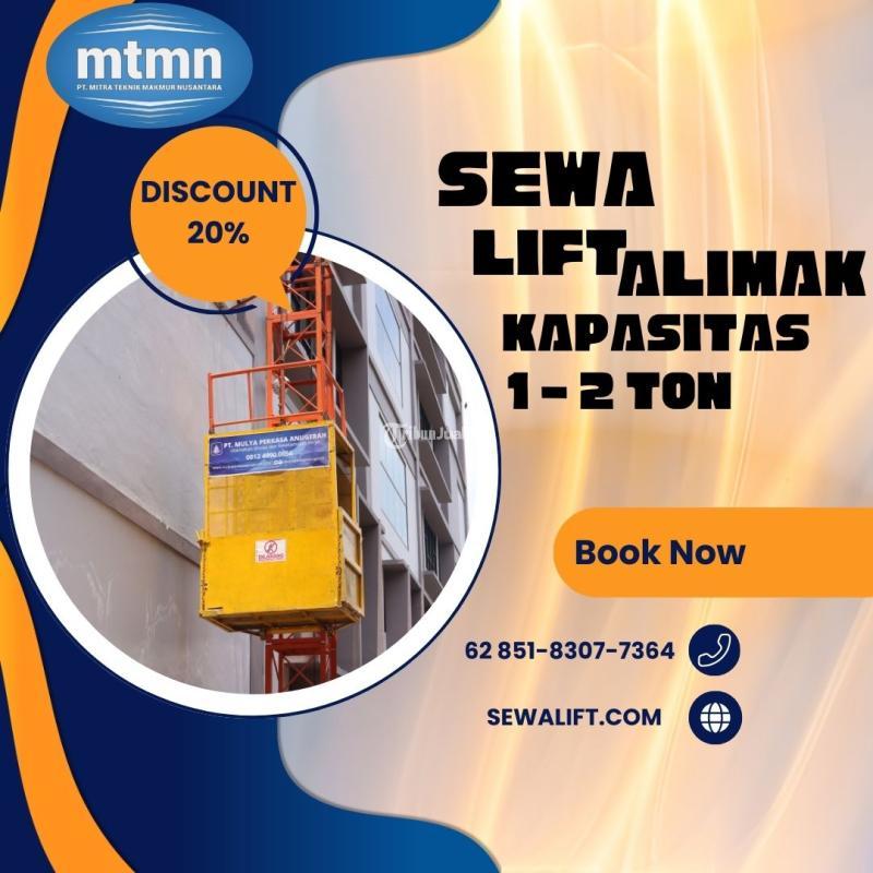 Sewa Lift Barang Terbaik dan Terpercaya - Bengkulu  