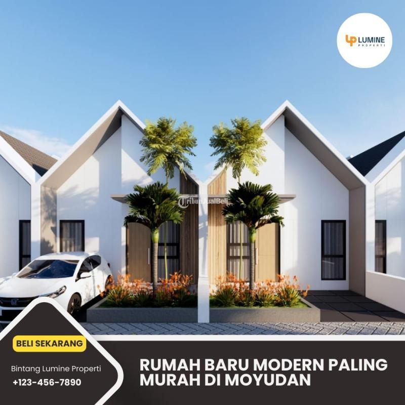 Jual Rumah Baru Modern Tipe 36 Paling Murah Di Moyudan - Sleman