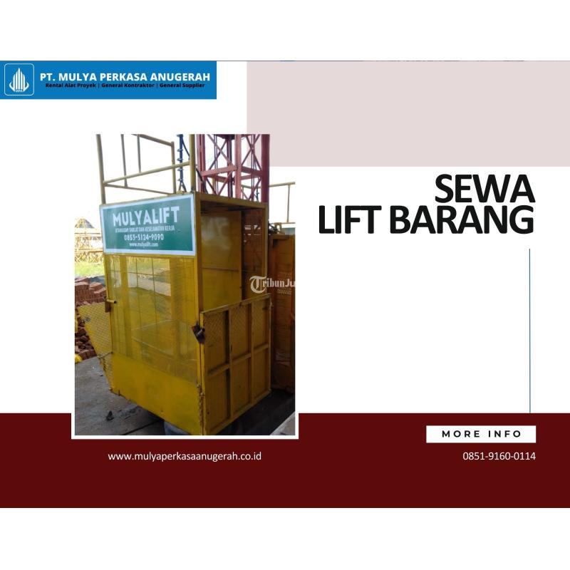 Rental Lift Barang Proyek - Payakumbuh