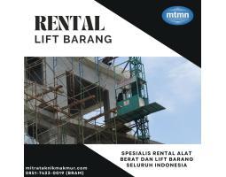 Persewaan Lift Barang, Lift Material, Berbagai Alat Proyek - Semarang 