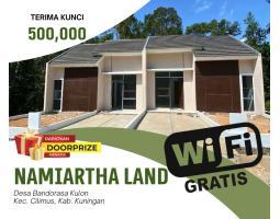 Dijual Rumah Subsidi, LT. 60m2, LB. 30m2, 2KT, 1KM, Perumahan Namiartha Land, Promo Akhir Tahun, Kuningan - Jawa Barat