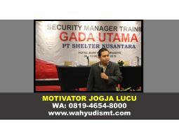 Jasa Pembicara, Narasumber Capacity Building, Yang Lucu dan Bersemangat - Yogyakarta