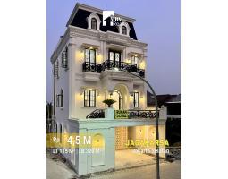 Dijual Rumah American Classic 3,5 Lantai, LT. 115m2, LB. 320m2, Bangunan Baru, Rooftop, Kolam Renang Pribadi, Jagakarsa - Jakarta Selatan