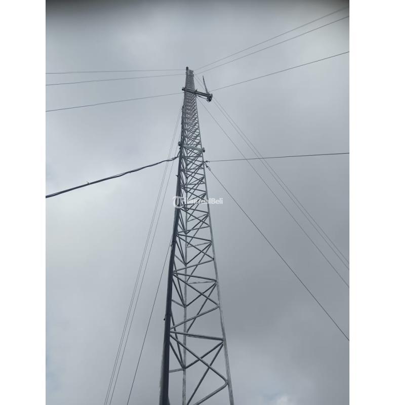 Pemasangan Tiang Tower Penangkal Petir - Lampung Utara