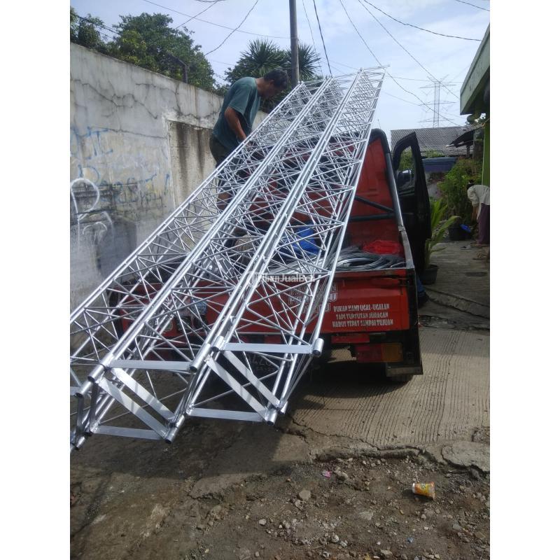 Pemasangan Tiang Tower Penangkal Petir - Lampung Utara