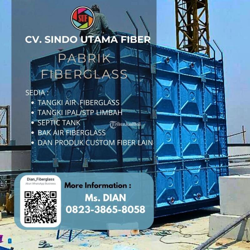 Best Seller Roof Tank Panel Fiberglass Frp 10000 Liter - Boyolali