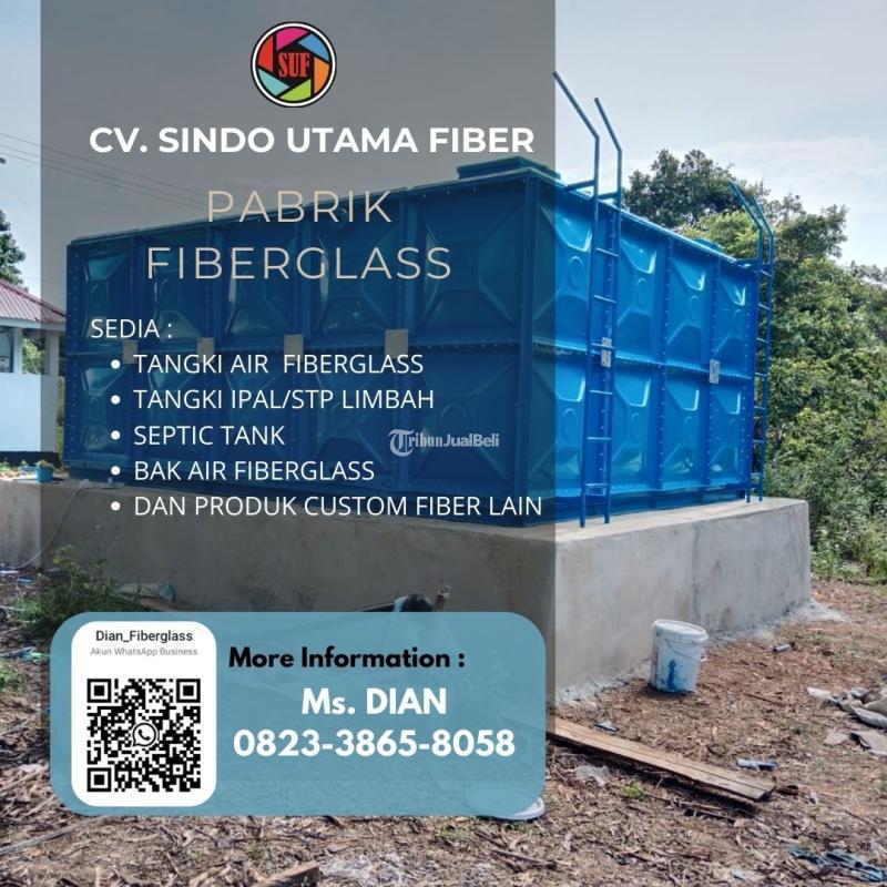 Premium Roof Tank Panel Fiberglass Frp 12000 Liter - Brebes