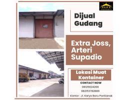 Dijual Murah Gudang Luas 336 m2 Akses Kontainer Extrajoss Ahmad Yani - Pontianak