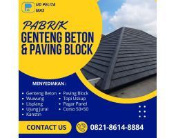 Genteng Beton Flat untuk Hunian Minimalis Siap Kirim - Malang 