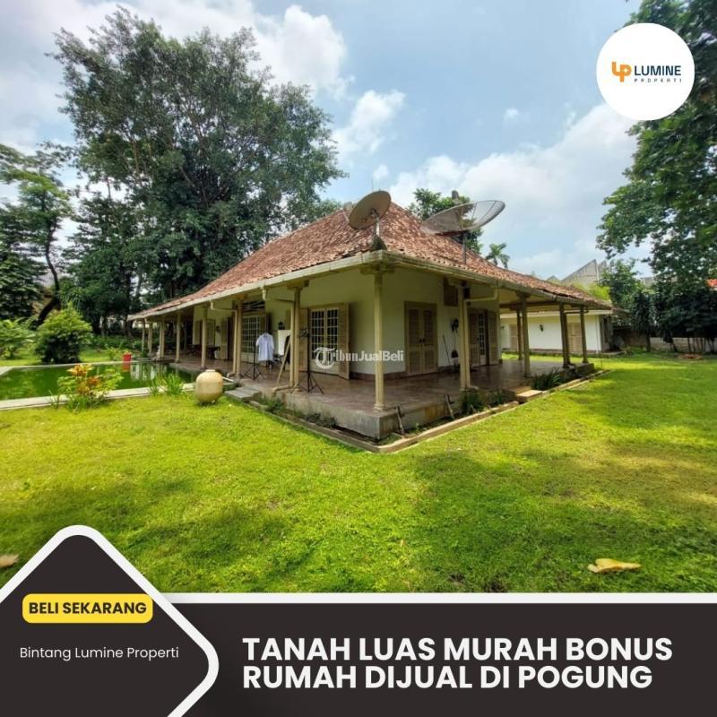 Dijual Tanah Luas Murah Bonus Rumah di Pogung Legalitas SHM - Sleman