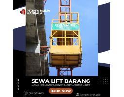 Lift Barang Proyek Gedung Single Double Cabin - Simalungun
